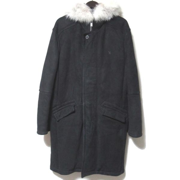 LOUIS VUITTON ムートン ライナー モッズコート ルイヴィトン LOUIS VUITTON 美品 ルイヴィトン フォックスファー フーディー