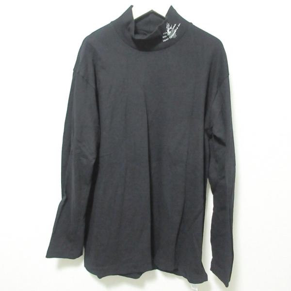 Yohji Yamamoto - 美品 S'YTE サイト ヨウジヤマモト CottonJersey Angel Heart High Neck T-Shirt 長袖 ハイネック Tシャツ カットソー 3 ブラック レディース 古着 中古 USED Yohji Yamamoto 美品 S'YTE サイト ヨウジヤマモト CottonJersey