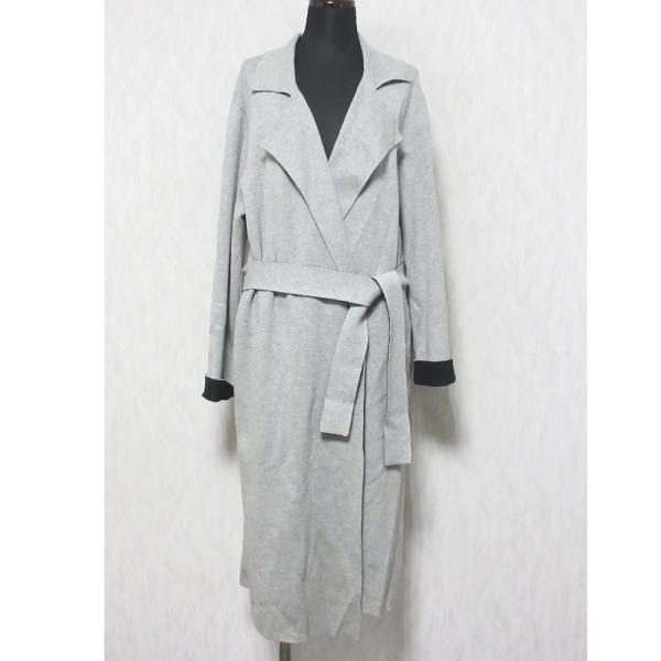 CASHCOTTON/DOUBLE FACE TRENCH コーディガン theory（セオリー） 良品 CASHCOTTON DOUBLE FACE TRENCH カシミア