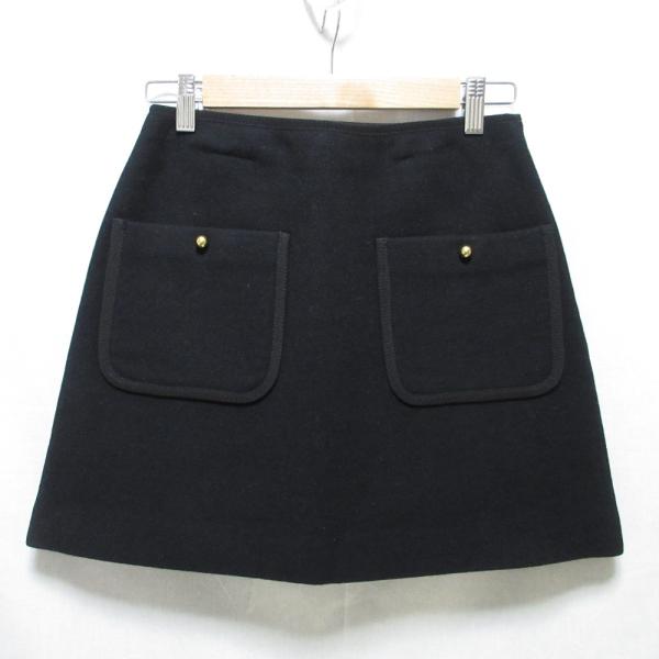 miu miu（ミュウミュウ） 美品 クリーニング済 バージンウール100％ 金