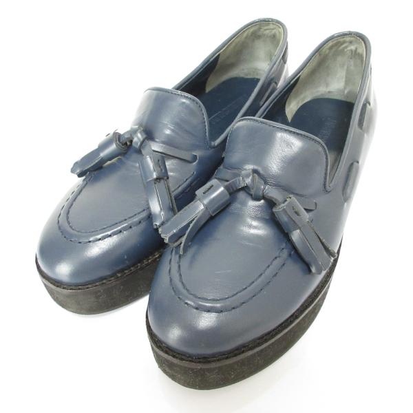ATTACHMENT（アタッチメント） 良品 ソフトガラスレザー タッセル