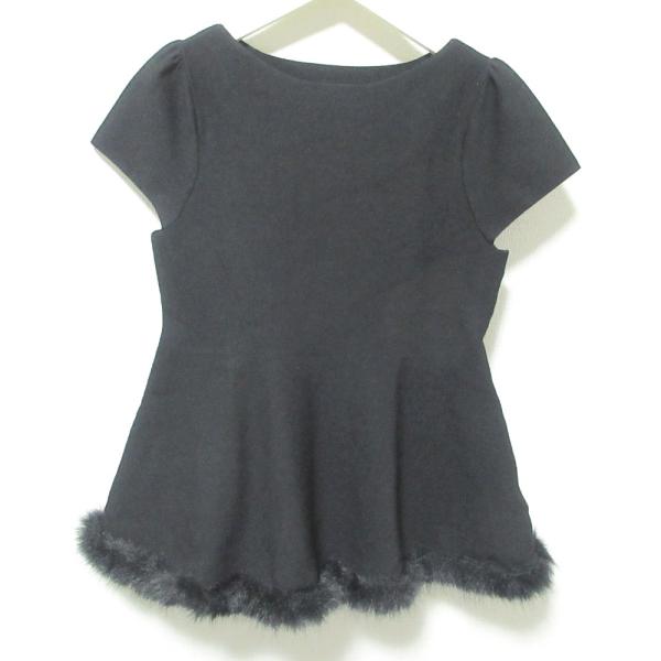 CELFORD ペプラムトップ 38 セルフォード CELFORD 2024AW ペプラム トップス ジレ ブラック