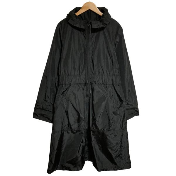 SPECCHIO（スペッチオ） 美品 ナイロン ロングコート 40 ブラック
