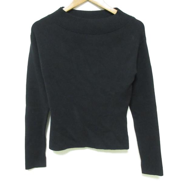 Ron Herman - 美品 24AW Ron Herman ロンハーマン カシミヤブレンド ハイネック クロップド ニット プルオーバー カットソー サイズS ブラック レディース 古着 中古 USED Ron Herman（ロンハーマン） 美品 24AW Ron Herman カシミヤブレンド
