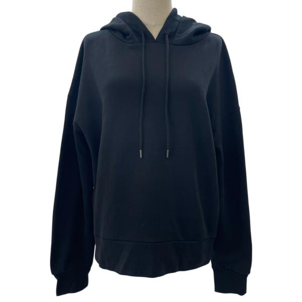 希少　BURBERRY KINDGOM ロゴ　パーカー　フーディ　　ブラック　M 希少BURBERRY KINDGOM ロゴパーカーフーディブラックM