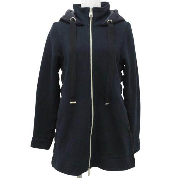 HERNO（ヘルノ） 良品 ダウン スウェット コンビ ジップパーカー 38