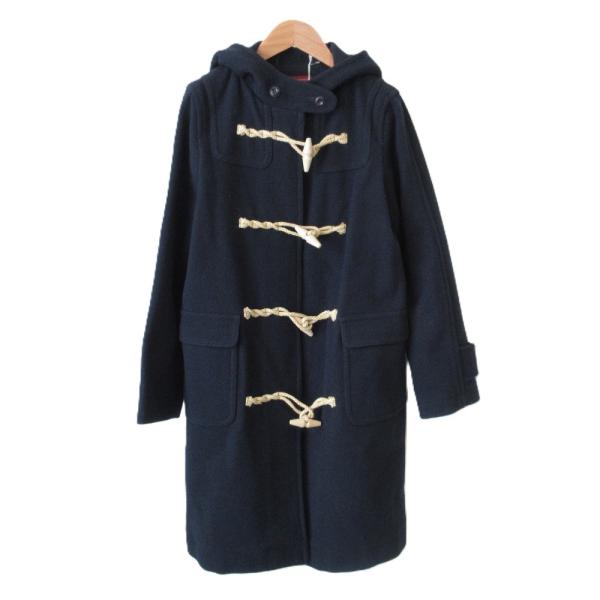 美品　ハリスツィード　ダッフルコート　ヘリンボーン　中綿　ウール　トグル　L 美品 ハリスツィード ダッフルコート ヘリンボーン 中綿 ウール