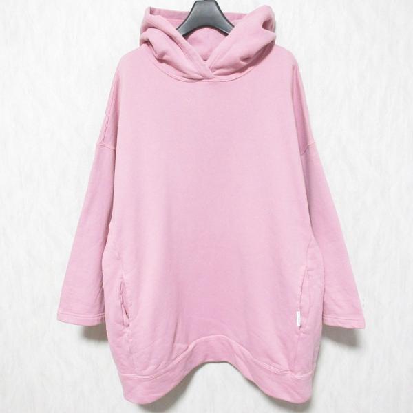 nestRobe UPCYCLELINOピンク裏毛ルーズプルオーバースウェット 【公式