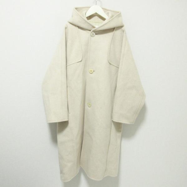 GALERIE VIE ダブルクロスショートビーバー フーデッドラグランコート GALERIE VIE（ギャルリー ヴィー） 美品 22AW GALERIE VIE ダブル