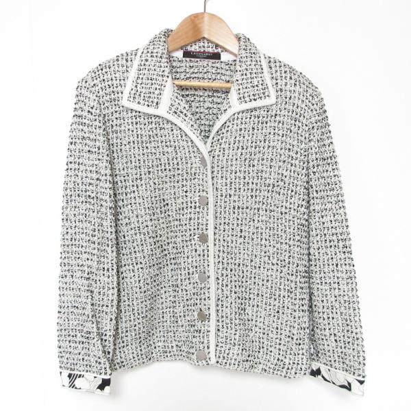 良品 LEONARD レオナール　ジャケット　ブルゾン　アウター　シルクウール LEONARD レオナール FASHION ファッション 国内正規品 フラワー