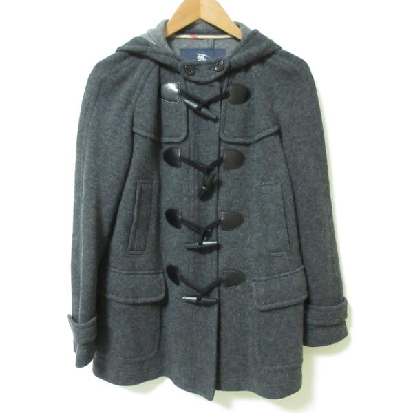 【美品】バーバーリーロンドン　ダッフルコート　黒　38サイズ（サイズS相当） BURBERRY 美品 LONDON バーバリーロンドン ウール ダッフル