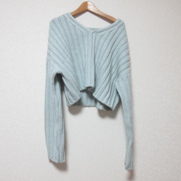 NOBLE（ノーブル） 美品 23AW NOBLE バルキーワイドリブショートニット 
