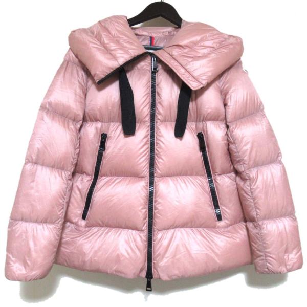 ☆美品☆MONCLER モンクレールベージュピンク MONCLER（モンクレール） 美品 SERIN セリン ミニワッペン ジップ