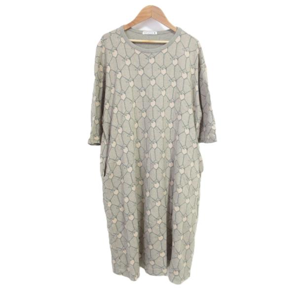 mina perhonen 美品 ミナペルホネン new journey 七分袖 ひざ丈