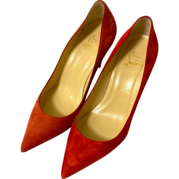 クリスチャンルブタン　スウェードパンプス Christian Louboutin 美品 クリスチャンルブタン スエード