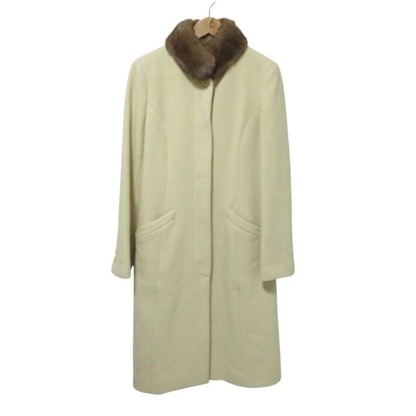 Harrods（ハロッズ） 良品 ミンクカラー アンゴラコート 3 ベージュ