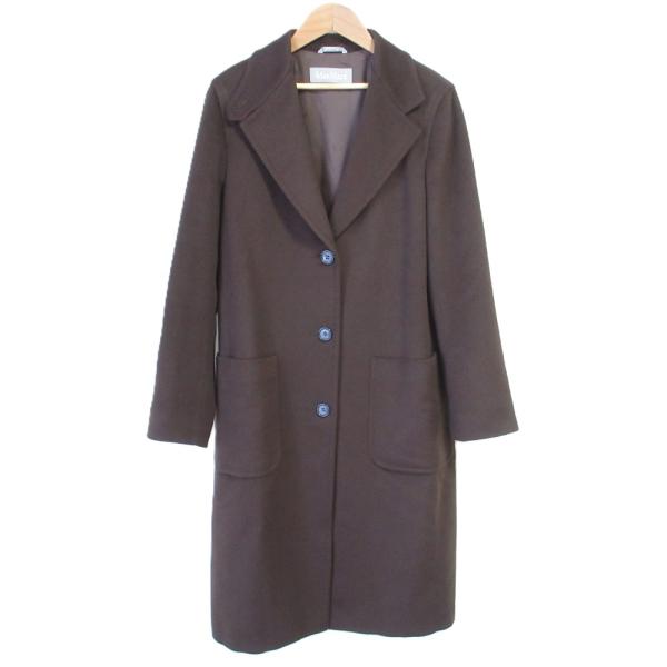 MaxMara ブラウン 茶 アルパカ シャギー コート 襟元 ゆったり LL 中古・古着通販】Max Mara Studio (マックスマーラ ストゥディオ