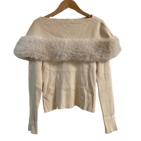 CELFORD 美品 24AW セルフォード ファーケープロングスリーブニット  