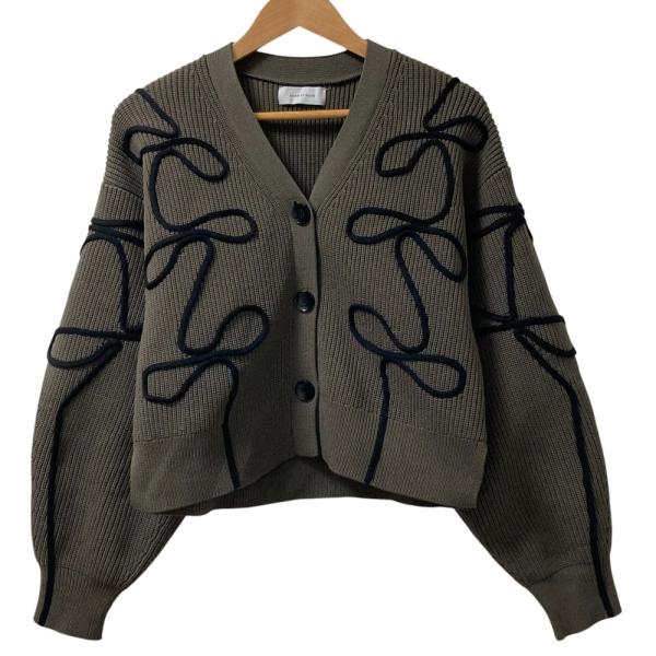 今年購入新品アダムエロペラインニットカーディガン レディ ADAM ET ROPE' カーディガン 「サステナブル・洗える」ライン