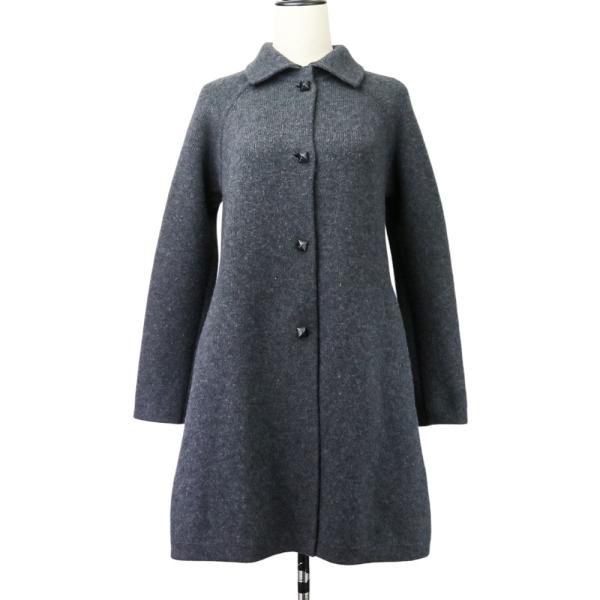 HERMES（エルメス） 美品 メドールボタン カシミヤウール 肉厚ニット