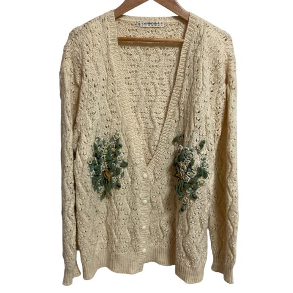 2点セット　カネコイサオ　カーディガン　花モチーフ　コットン　綿　リボン　黒 2025年最新】Yahoo!オークション -カネコイサオ カーディガンの