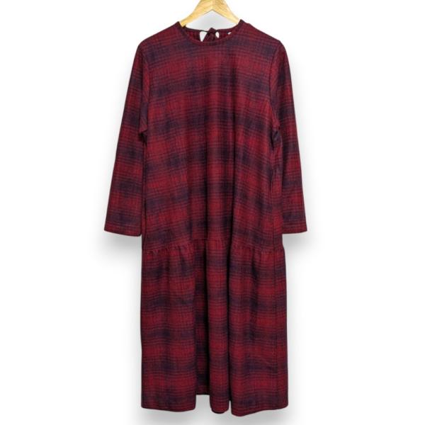 未使用 45R フォーティファイブアール ジャージフラノのドレス