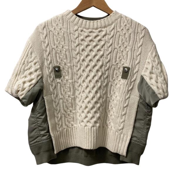 SACAI サカイ NYLON TWILL MIX PULLOVER コットン kigaeru_246191002025