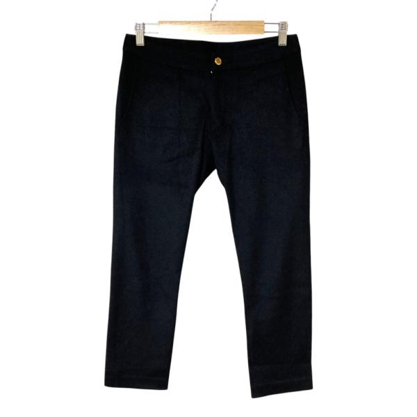 良品 COUTURE D’ADAM クチュールドアダム ポリウール パンツ 38 ブラック レディース 古着 中古