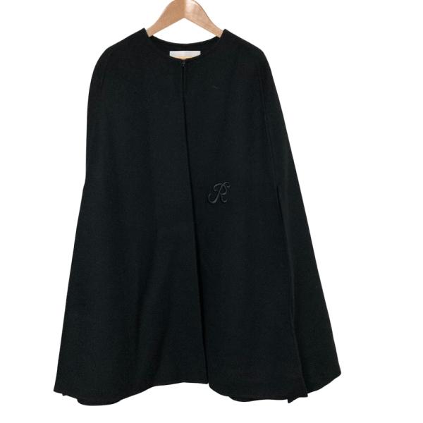 Rene（ルネ） 美品 24AW Rene R刺繍 ケープコート 6448137 サイズ36
