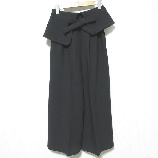 ENFOLD（エンフォルド） 美品 ウールダブルクロスペプラムパンツ