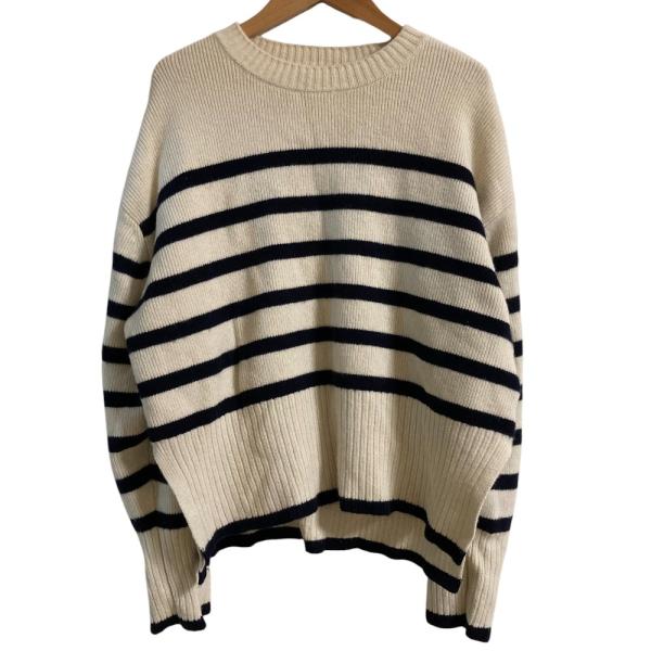 Arpege story 美品 アルページュストーリー ボーダー カシミヤブレンド