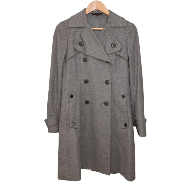 【美品】Theory セオリー カシミヤ100% トレンチ コート S グレー theory（セオリー） 美品 カシミヤ100％ トレンチコート サイズS