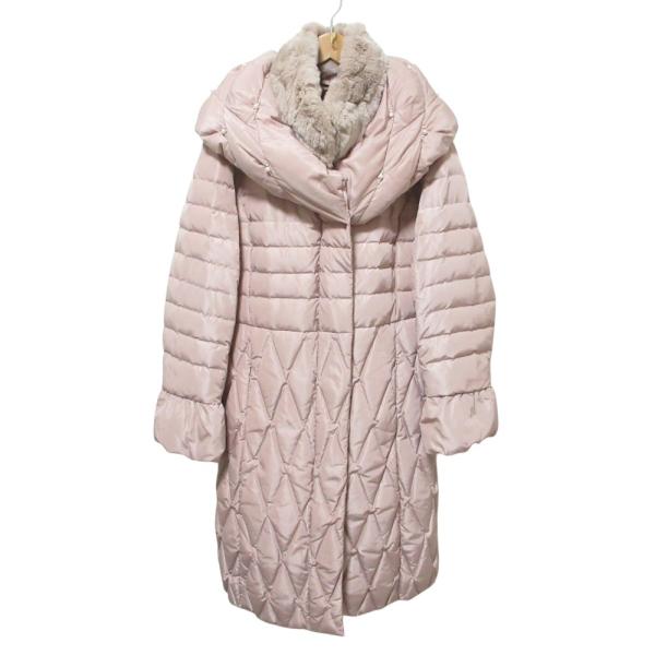 美品 Super Beauty スーパービューティー レッキスファー付きダウン