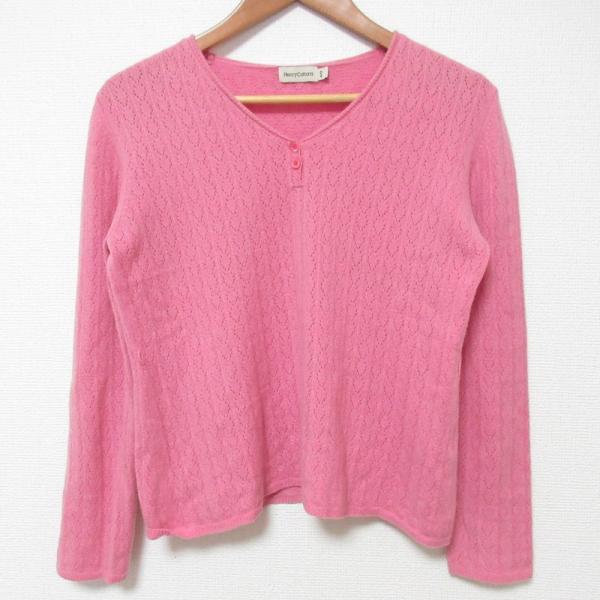 美品 Henry Cottons ヘンリーコットンズ ヘンリーネック カシミヤ