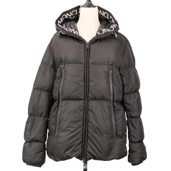 美品 22AW MONCLER モンクレール MONTCLA モンクラ フーデッド ダウンジャケット ブルゾン I20911B56900 サイズ4 ブラック メンズ 古着 中古 USED MONCLER（モンクレール） 美品 22AW MONCLER MONTCLA モンクラ