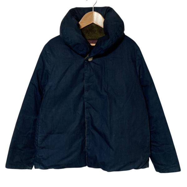 パラスパレス Pallas Palace Wジップ ロング ダウンコート F 紺 Pal'las Palace（パラスパレス） ダウンコート サイズ0 ネイビー
