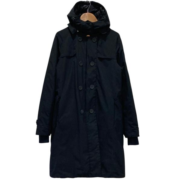 ２点おまとめ　ヘルノ　ダウン　コート　ノーカラー　レディース　42 HERNO（ヘルノ） 良品 GORE-TEX フード付きダウンコート 42 ブラック