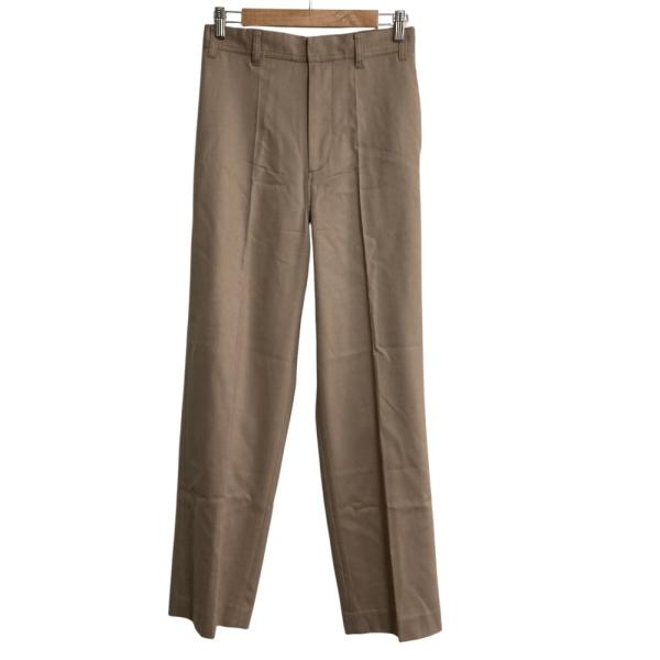 美品 24AW Spick&Span スピックアンドスパン ファインウールストレッチパンツ サイズ38 ベージュ レディース 古着 中古