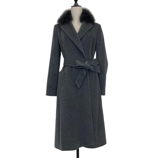 極美品✨アナイ ガウンコート カーディガン ロング丈 アンゴラ 38 