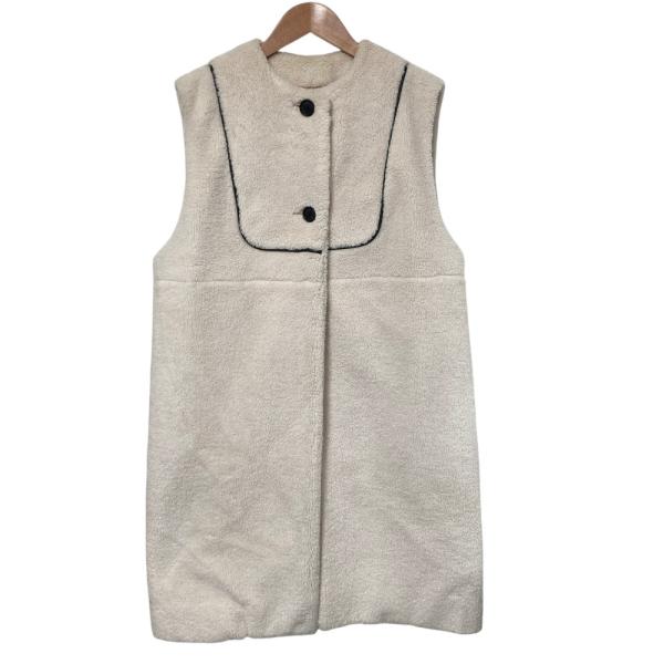 Yori 良品 ヨリ もこもこロングジレ ボアベスト YR2225-135AW サイズF