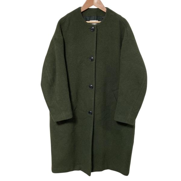 CLANE（クラネ） 良品 ウール ノーカラー コクーンコート サイズ1