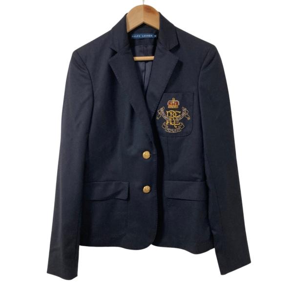 気品　大きいサイズ　ラルフローレン　ジャケット　紺ブレ　金ボタン　ヴィンテージ 美品 RALPH LAUREN ラルフローレン 金ボタン ブレザー 紺ブレ