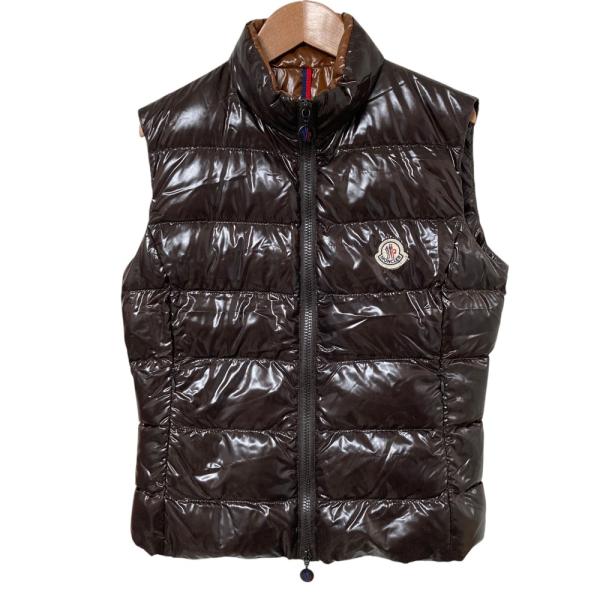 MONCLER モンクレール GHANY ダウンベスト　ブラウン　サイズ3 MONCLER（モンクレール） 美品 GHANY ダウンベスト サイズ1 ブラウン