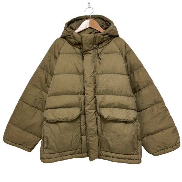 GYMPHLEX（ジムフレックス） 美品 ホワイトグースダウン フード 