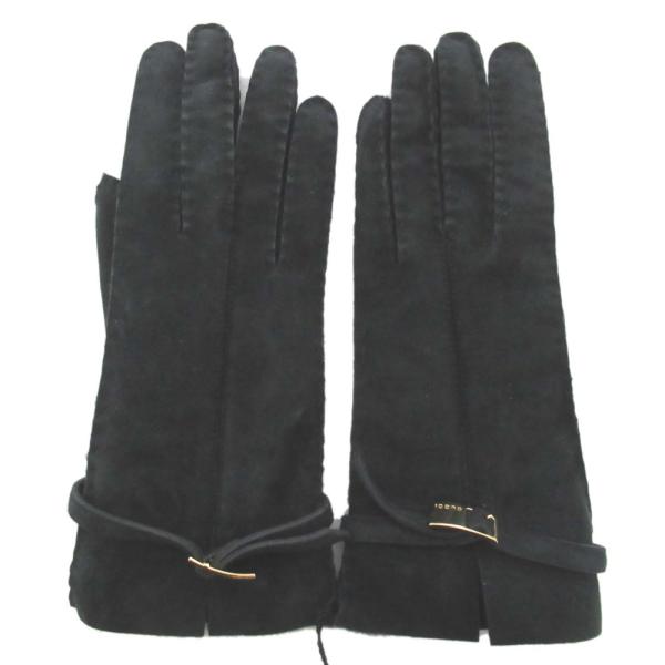 GUCCI（グッチ） 未使用 トムフォード期 ムートン レディース グローブ