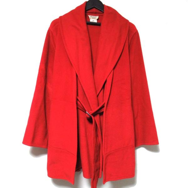 【希少】HERMESエルメス　ヴィンテージステンカラーコート レッド 希少】HERMESエルメス ヴィンテージステンカラーコート レッド 希少