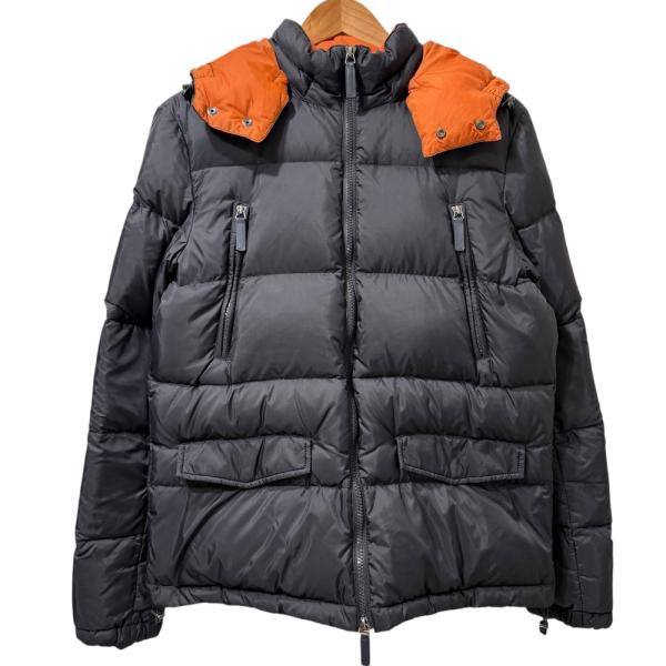 90sアルマーニジーンズ＜ビッグサイズ 3way ダウンジャケット＞M0458c ARMANI JEANS 美品 アルマーニジーンズ 2WAY ダブルジップ フーデッド