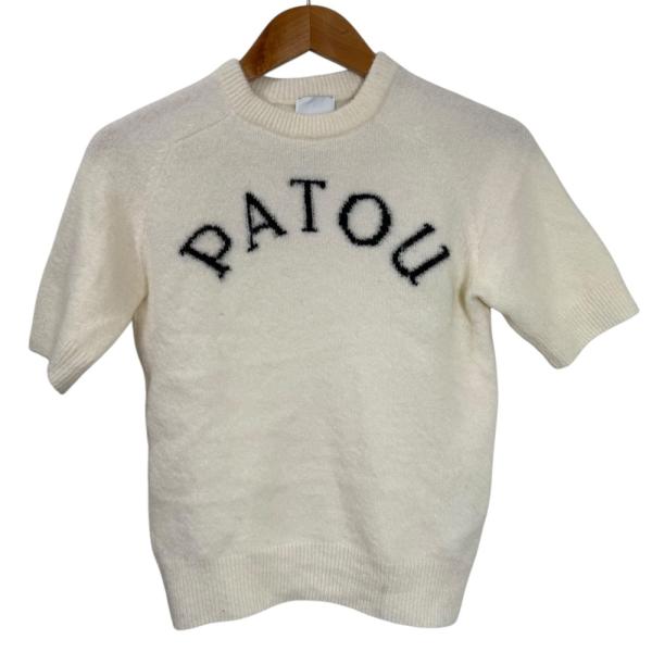PATOU 美品 23AW パトゥ ロゴ ショートスリーブ ストレッチ PATOU 美品 23AW パトゥ ロゴ ショートスリーブ ストレッチ