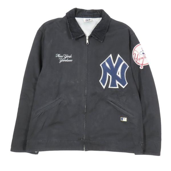 クーパーズタウン MLB NYヤンキース ラミー麻ジャケット ベージュ XL 松村北斗着用の古着MLBリバーシブルジャケットを買ってみた | 軟式古着部