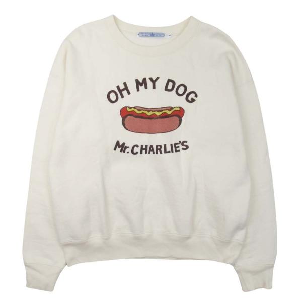 美品 24aw R&D.M.Co オールドマンズテーラー OH MY DOG SWEAT SHIRT 裏